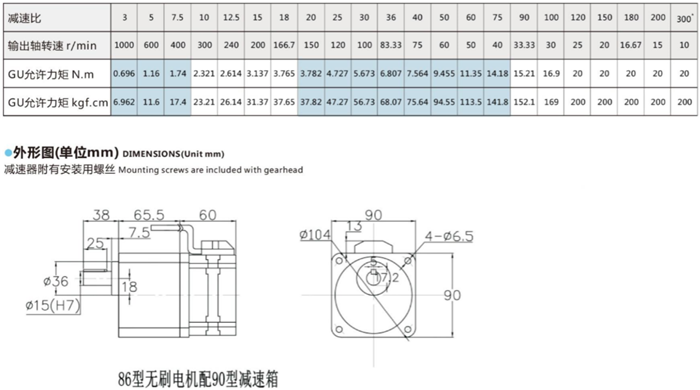 無刷電機(jī)齒輪減速箱 (1)